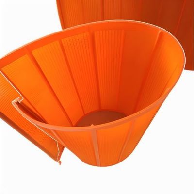 1040x700mm 0.045mm Orange Polyurethane Screen for Glass Raw Materials