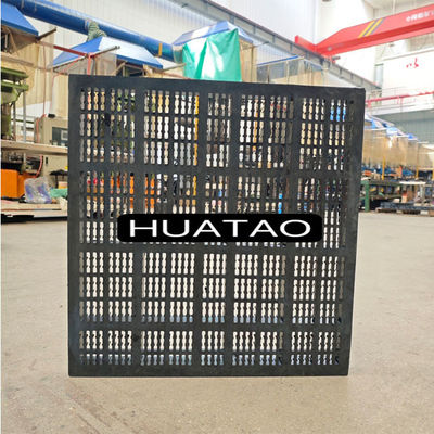 25*6mm Mesto 신뢰성 있는 고무 스크린 시트 메시 패널 광업용 진동 스크린