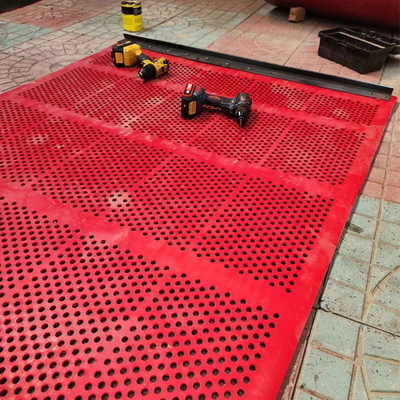 미세 물질 분리를 위한 1m 폭 자가 세척 고무 매트