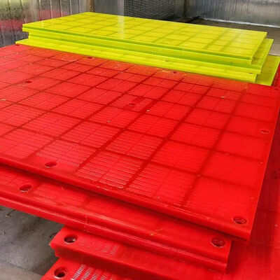 Wear-Resistant Polyurethane WS 85 Modular Screen Panels 305x610mm 0.75mm Seam for Iron Ore Processing