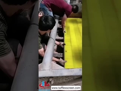 PU 탈수 스크린 패널 설치