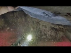 레드-블랙 고무 스크린 패널